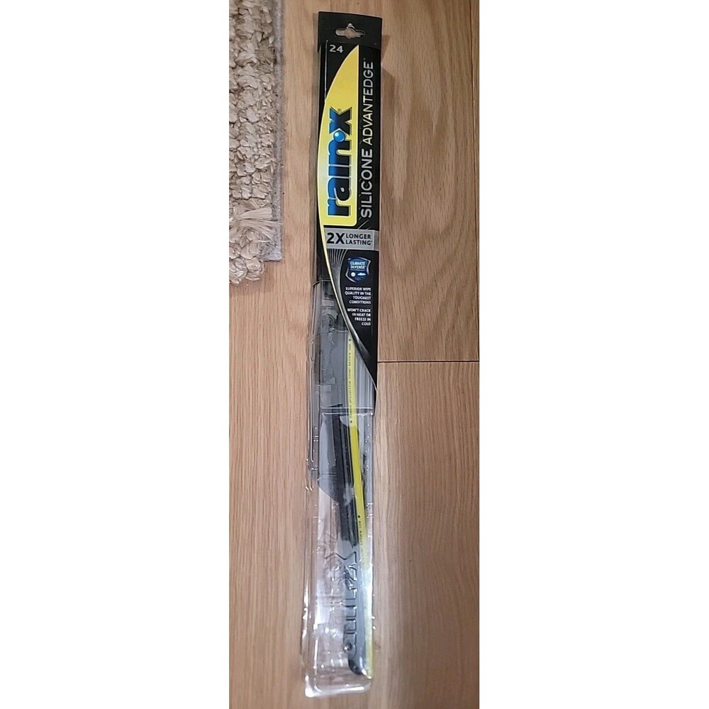 Rain-X Silicone AdvantEdge Wiper Blades Climate Defense Tech. Wont' Crack 24-in